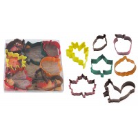R M International Corp. Autumn Leaf 7 Piece Cookie Cutter Set RMIN1038